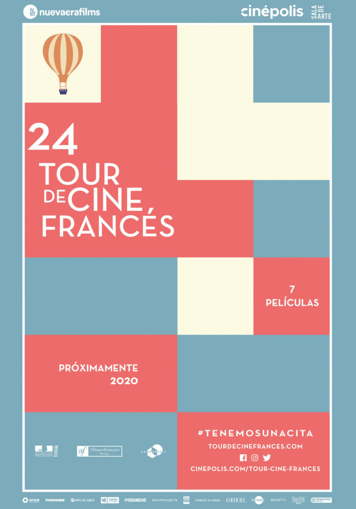 24 Tour de Cine Francés programado para el 8 de octubre