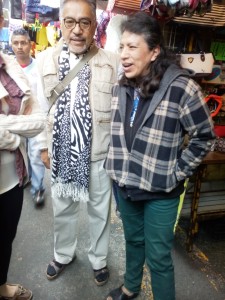 Alfonso Hernández, cronista de Tepito y una de las siete cabronas. Foto Jocelyn Medina