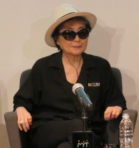 Yoko Ono en la Ciudad de México. Foto: Jacqueline Ponce.