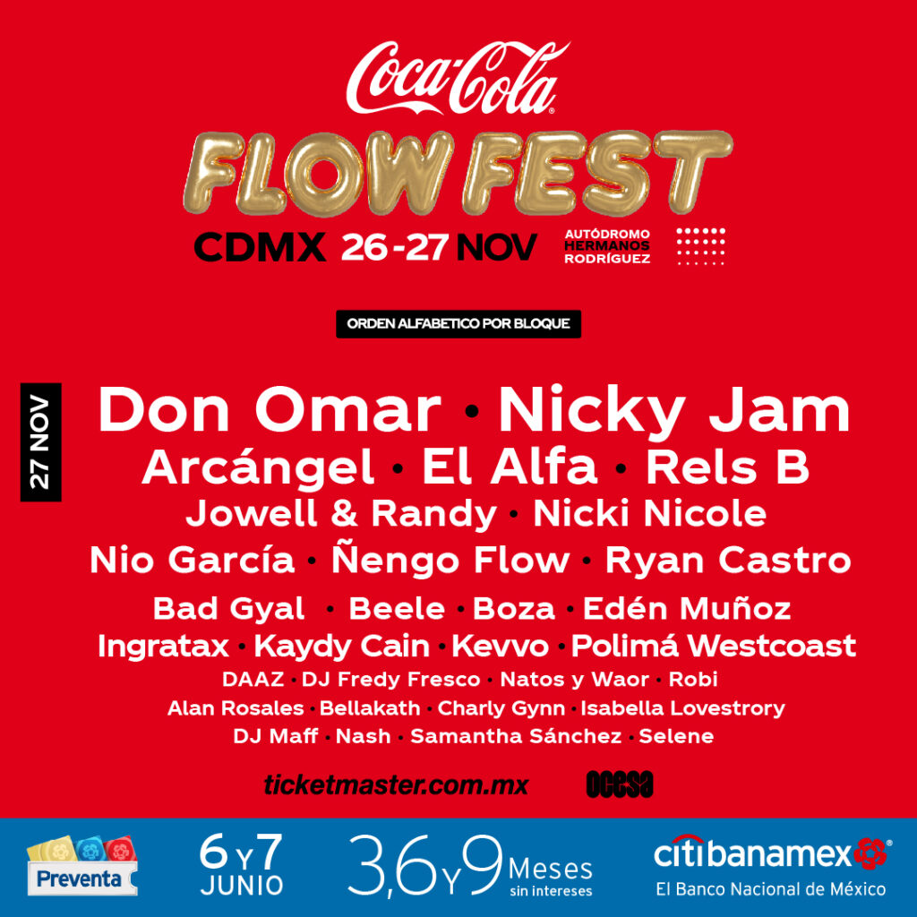 El Coca Cola Flow Fest Se Viene Con Todo